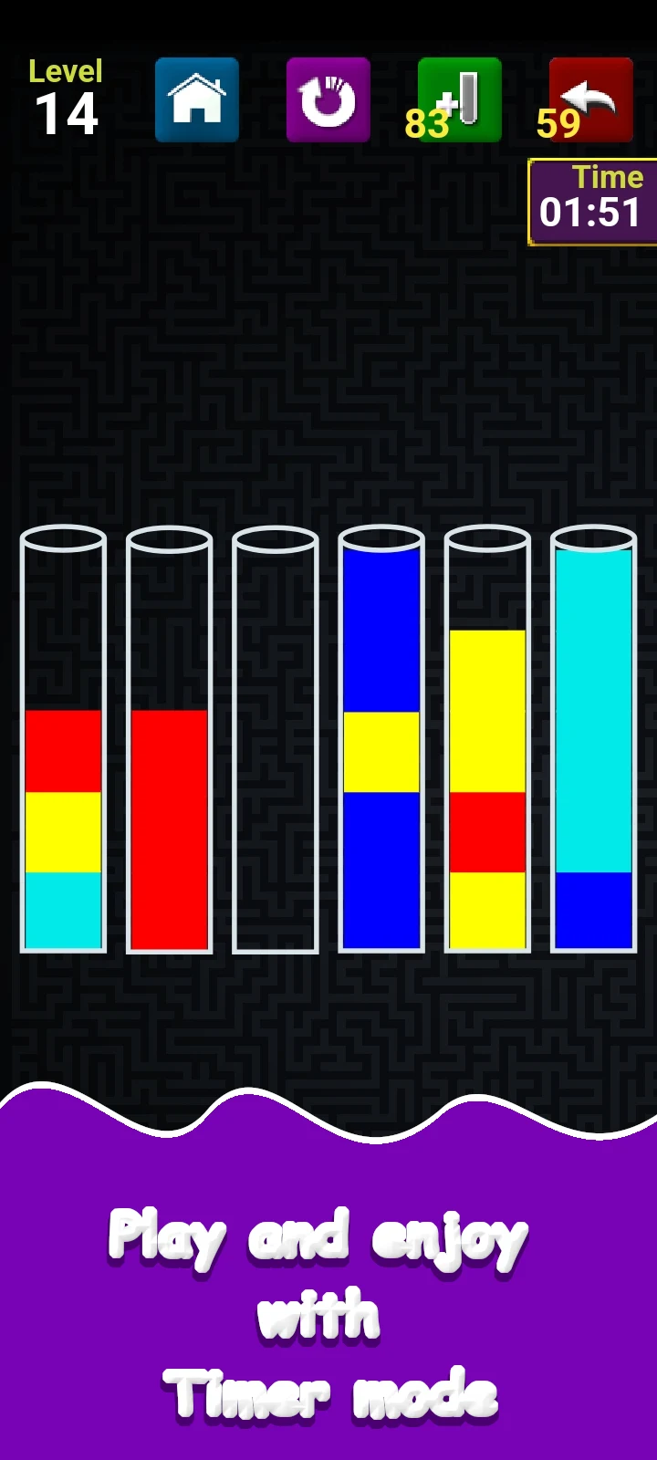 Water Sort -Color Short Puzzle screenshot